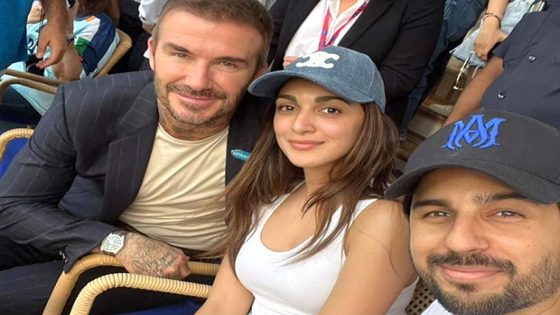 Sidharth Malhotra and Kiara Advani share ‘Throwback Thursday’ moment with David Beckham : Bollywood News – MASHAHER