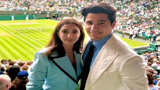 Sidharth Malhotra and Kiara Advani share their experience of attending Wimbledon Quarter finals : Bollywood News – MASHAHER