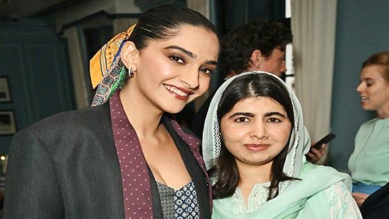 Sonam Kapoor meets Malala Yousafzai at Maria Sharapova’s Wimbledon Anniversary Celebration : Bollywood News – MASHAHER