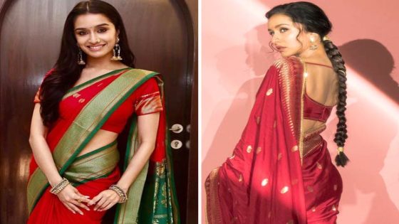 Stree Power! 5 times Shraddha Kapoor aced the red saree look! 5 : Bollywood News – MASHAHER