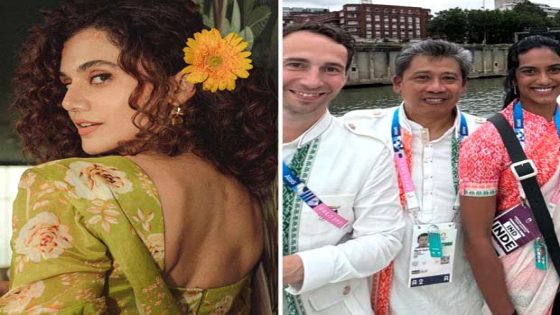 Taapsee Pannu REACTS to husband Mathias Boe waving Indian flag at Paris Olympics 2024: “Who would’ve thought my…” 2024 : Bollywood News – MASHAHER