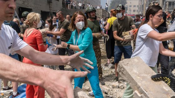 Russian Strike Destroys Children’s Hospital in Kyiv – MASHAHER