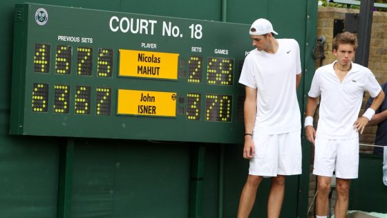 Isner vs Mahut, Wimbledon 2010: The longest match in tennis history – MASHAHER