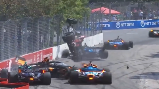 IndyCar: Santino Ferrucci’s car catapults into the air in wild wreck at Toronto – MASHAHER