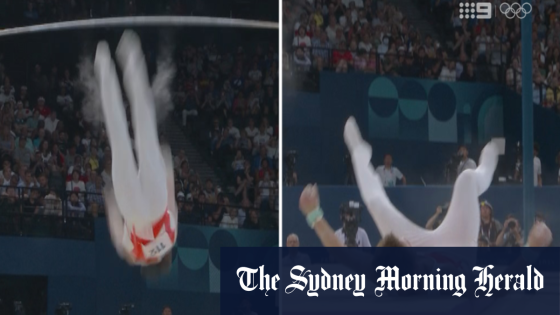 Olympics gymnast escapes injury after nasty fall – MASHAHER