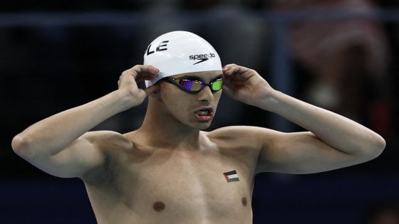 Olympics-Swimming-Palestinian flies the flag in Paris pool – MASHAHER