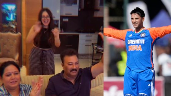 Watch: Abhishek Sharma’s sister shares video of parents celebrating batter’s century – MASHAHER