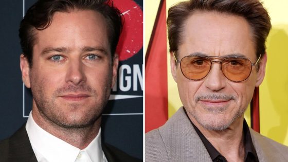 Armie Hammer Denies Robert Downey Jr. Paid for Rehab, but Gave Advice – MASHAHER