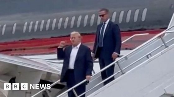 Video shows Trump arriving in Milwaukee for Republican National Convention – MASHAHER