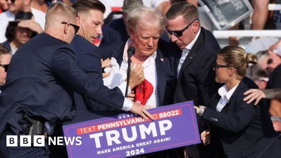 Pictures from Trump rally where shots fired – MASHAHER