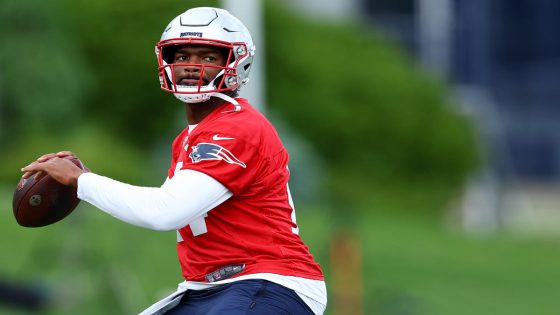 Jacoby Brissett enters training camp as Patriots’ starting QB, but Drake Maye ‘absolutely’ has shot at job – MASHAHER