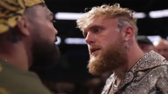 Video: Jake Paul, Mike Perry mouth off at each other during intense faceoff – MASHAHER