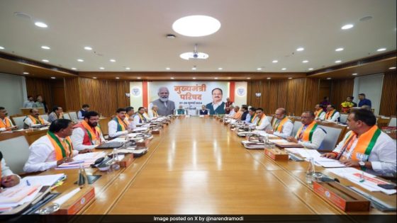 Implement Central Schemes “In Letter And Spirit”, BJP Chief Ministers Told – MASHAHER