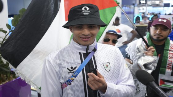 Palestinian Olympian delivers passionate plea: ‘Trying to get the world to know we’re human beings’ – MASHAHER