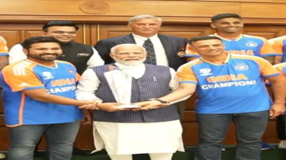 PM Modi hosts India's T20 World Cup Champions – MASHAHER