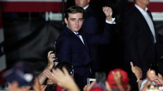 Barron Trump makes political debut at father’s rally: ‘You’re pretty popular’ – MASHAHER