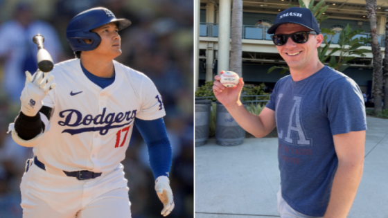 ‘Right place, right time’: Dodgers fan snags Shohei Ohtani home run ball in Centerfield Plaza – MASHAHER