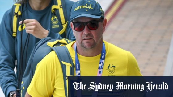 Australian swimming coach Michael Palfrey caught mentoring South Korea’s Kim Woo-min – MASHAHER