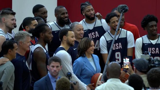 Curry, Kerr revel in VP Harris’ visit to Team USA’s practice – MASHAHER