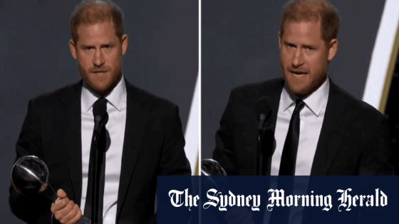 Prince Harry accepts Pat Tillman Award at 2024 ESPYs – MASHAHER