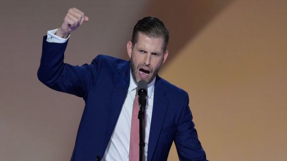 Eric Trump Freaks Out After His Cousin Endorses Kamala Harris – MASHAHER