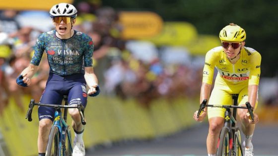 Vingegaard beats Pogacar in remarkable comeback to keep Tour de France battle alive – MASHAHER