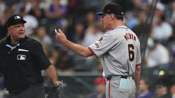 Giants manager Melvin clarifies pregame ejection ‘wasn’t choreographed’ – MASHAHER