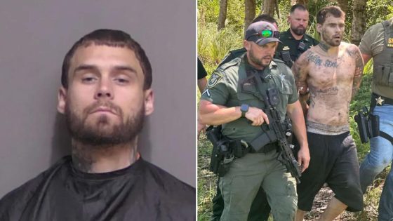 Escaped Florida felon who allegedly faked injury screams in agony as K-9 drags him from hiding spot in woods – MASHAHER