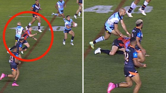 Cronulla Sharks beat Wests Tigers, William Kennedy cops ban for referee collision, news, video, what did he do – MASHAHER