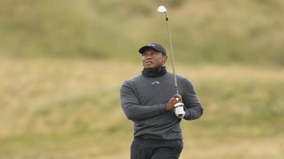 Tiger Woods in danger of missing cut at British Open again after 8-over 79 at Royal Troon – MASHAHER