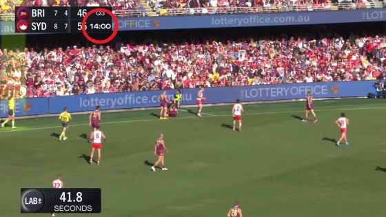 Timekeeping error in Brisbane Lions vs Sydney Swans game, extra 42 seconds, LAB analysis, comments, latest news – MASHAHER