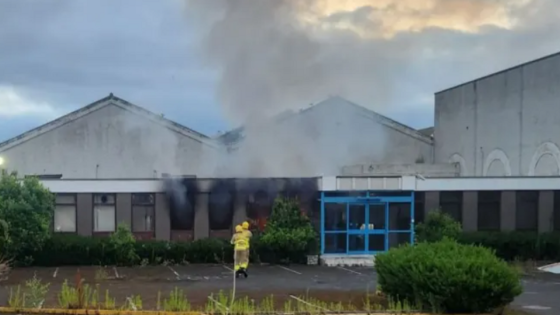 Building ‘earmarked to house asylum seekers’ in Dublin erupts in flames just days after protests outside – MASHAHER