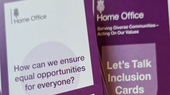 Home Office hands out diversity and inclusion cards to civil servants to discuss safe spaces before meetings – MASHAHER