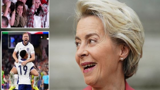 Ursula von der Leyen makes Brexit jibe ahead of England’s Euros clash with Spain – MASHAHER