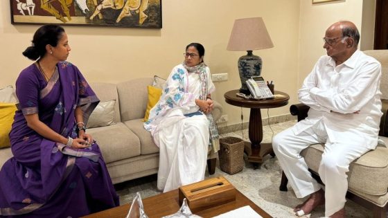 Mamata Banerjee meets Uddhav Thackeray and Sharad Pawar in Mumbai, says NDA government may not last long – MASHAHER