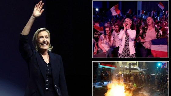 Marine Le Pen ‘humiliated’ Emmanuel Macron who is ‘practically wiped out’ as shops are boarded up amid far-left riots – MASHAHER