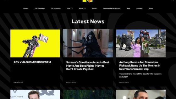 Search MTV News Articles Archive at Wayback Machine – MASHAHER