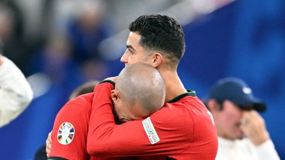 Cristiano Ronaldo consoles heartbroken Pepe after Portugal’s Euro 2024 exit – MASHAHER