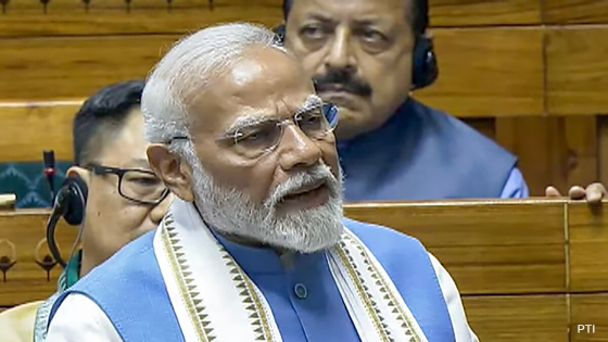 PM Modi Parliament Speech, Motion Of Thanks Debate, Opposition Chants Manipur, Speaker Om Birla Rebuke For Rahul Gandhi – MASHAHER