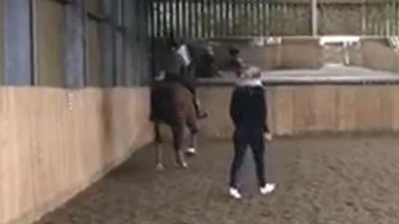 Charlotte Dujardin: Video shows British Olympian whipping horse in training session | UK News – MASHAHER