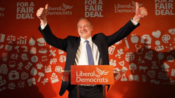 Sir Ed Davey hails ‘exceptional’ election result for Liberal Democrats | Politics News – MASHAHER