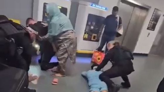 Police officer kicks and stamps on man’s head at Manchester Airport | UK News – MASHAHER