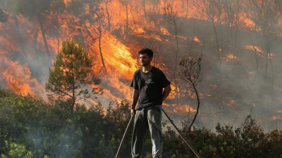 Holidaymaker tells of ‘apocalyptic’ scenes on Greek island as PM warns of more wildfires this summer | World News – MASHAHER