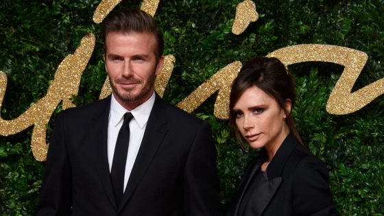 David and Victoria Beckham recreate purple wedding look for 25th anniversary | Ents & Arts News – MASHAHER