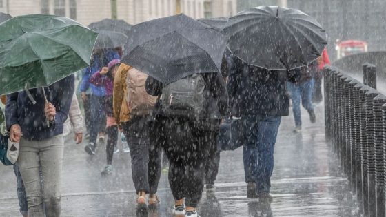 Thunderstorms and lightning bring risk of flooding to parts of England and Wales | UK News – MASHAHER