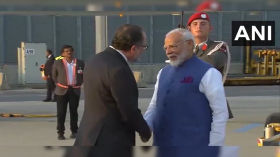 PM Modi Arrives In Austria, 1st Visit By Indian PM In Over 40 Years – MASHAHER