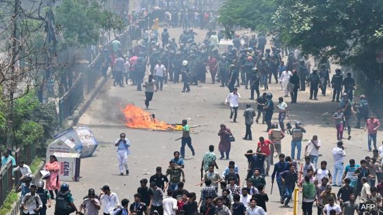 32 Dead In Bangladesh Unrest, Protesters Set Fire To State TV Headquarters – MASHAHER