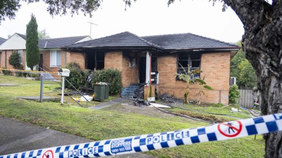 Father charged with triple murder over Lalor Park house fire – MASHAHER