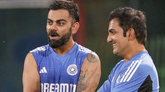 Gambhir-Kohli all smiles in practice session – MASHAHER