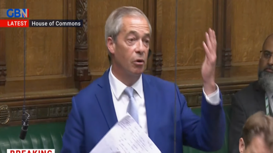 Nigel Farage makes maiden speech in Parliament – ‘More supporters of Brexit in Brussels than here in the Commons!’ – MASHAHER